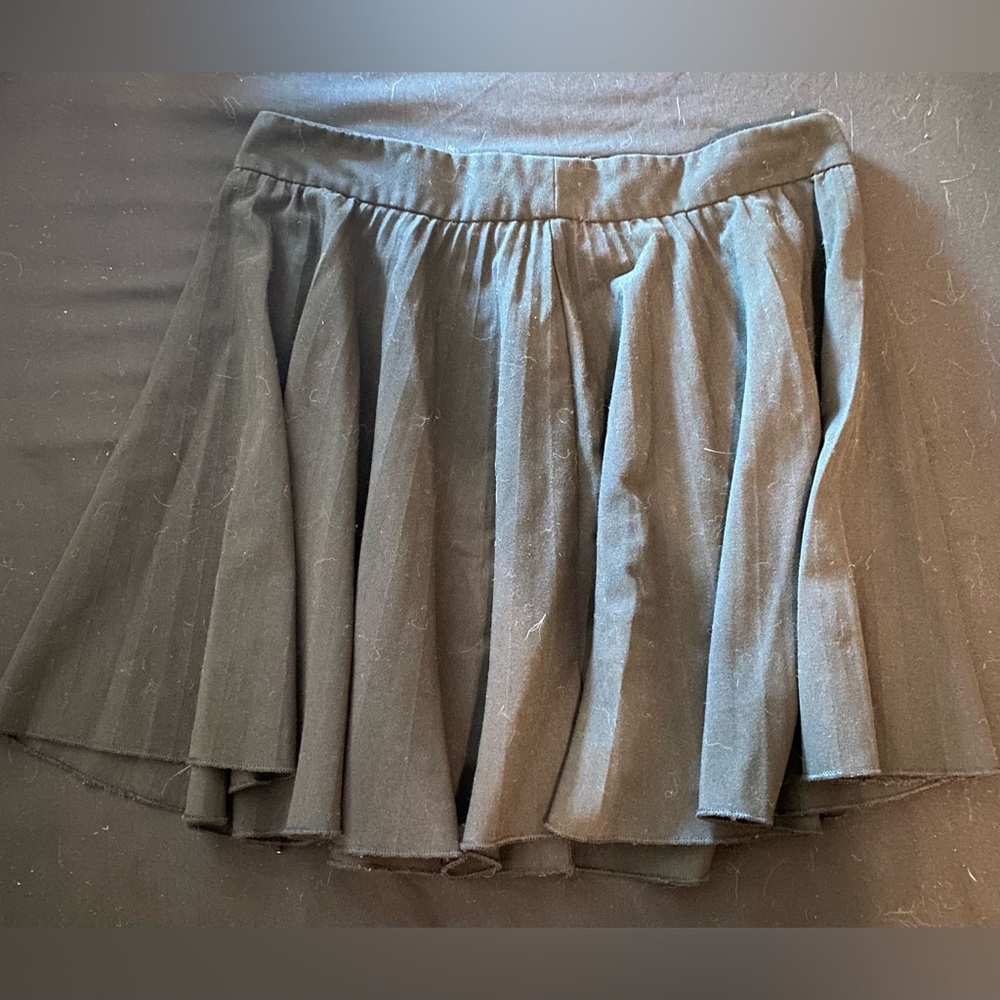 Black Pleated Skirt
